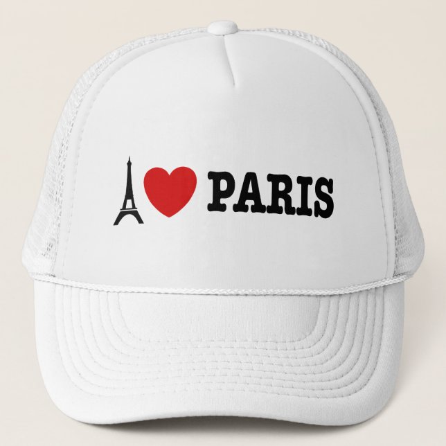 Casquette I Love Paris (Devant)