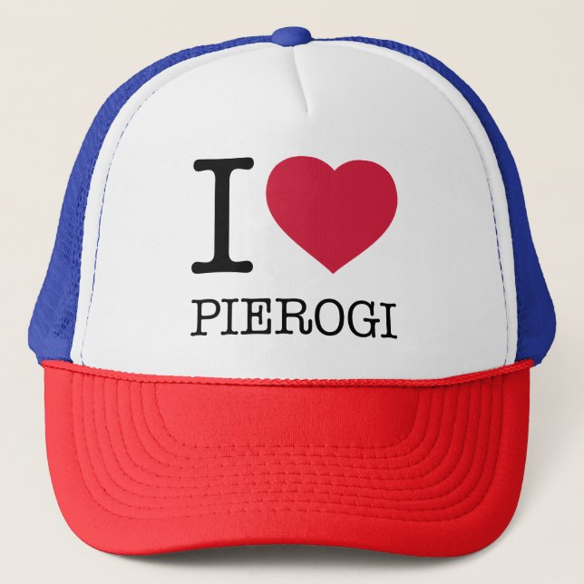 CASQUETTE I LOVE PIEROGI (Devant)