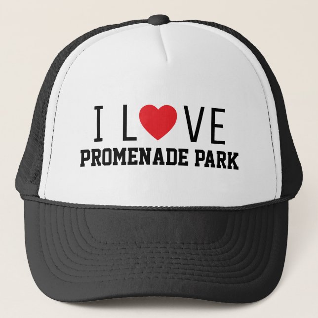 Casquette I Love Promenade Park™ Trucker Hat (Devant)
