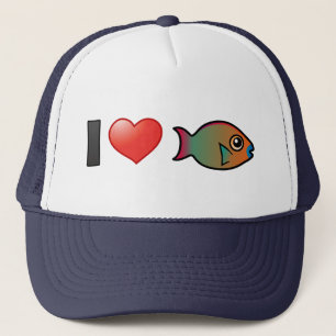 Casquette I Love Rainbow Parrotfish