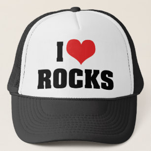 Casquette I Love Rocks - Rock Géologie Géologue Lover