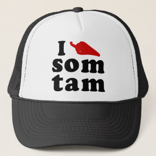 Casquette I Love Som Tam Thaïlandais Isaan Food