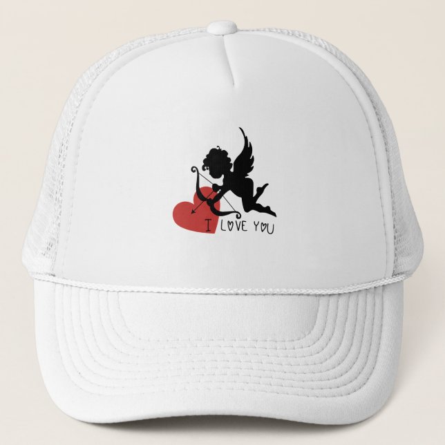 Casquette I LOVE YOU Trucker Hat (Devant)