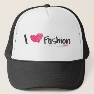 Casquette I magenta de mode de coeur
