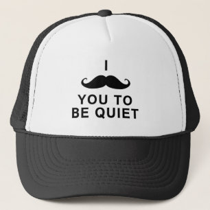 Casquette I moustache vous à être tranquilles