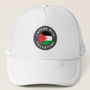 Casquette I Stand with Palestine flag texte personnalisé