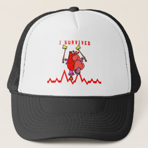 Casquette I survived a heart attack