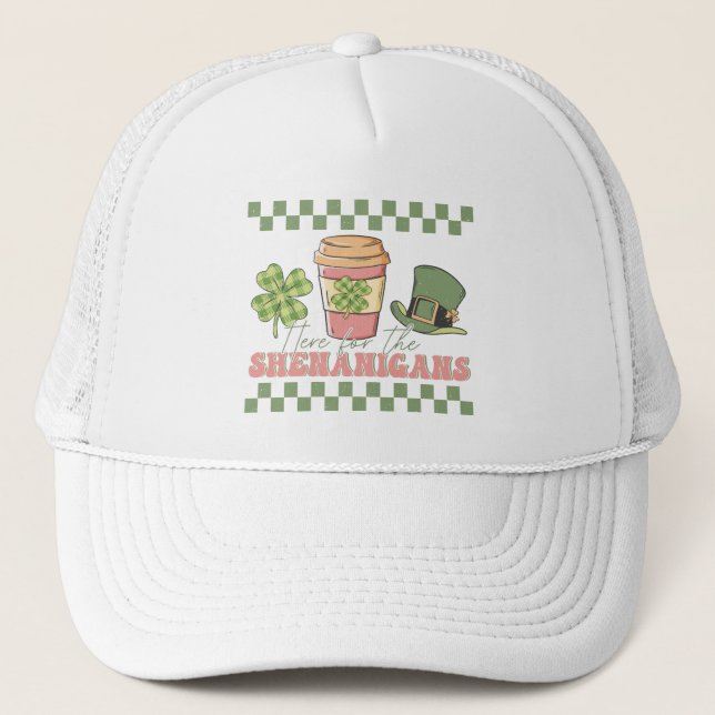Casquette Ici Pour Les Shenanigans (Devant)