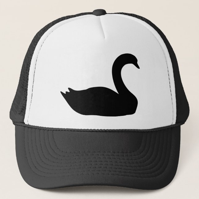 Casquette icône de cygne noir (Devant)