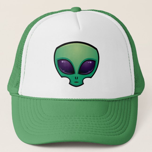 Casquette Icône de tête de l'Alien (Devant)