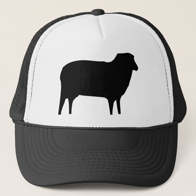 Casquette icône du mouton noir (Devant)