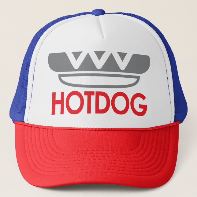 Casquette Icône Hot dog (Devant)