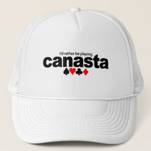 Casquette I'd Rather Be Playing Canasta hat - choose color