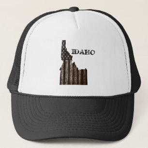 CASQUETTE IDAHO PATRIOT BURNT BOIS NOIR