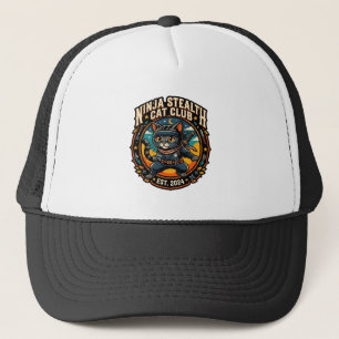Casquette Idée cadeau pour maman de chat Ninja Stealth Cat -