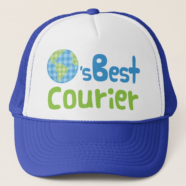 Casquette Idée de cadeau pour le messager (mondes meilleurs) (Devant)