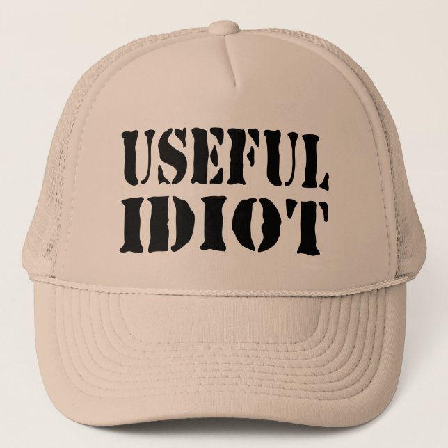 CASQUETTE IDIOT UTILE (Devant)