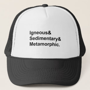 Casquette Igneous Sédimentaire Métamorphique Types de Roch