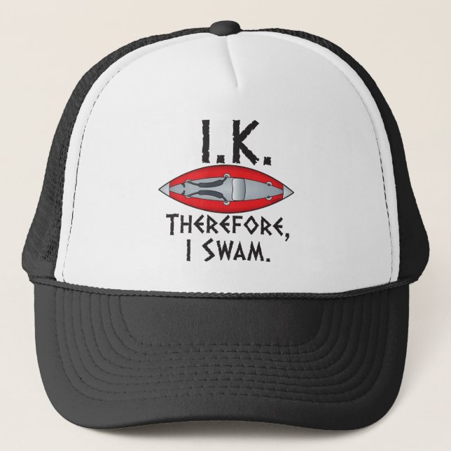 Casquette IK Donc Je Suis Drôle Kayak (Devant)
