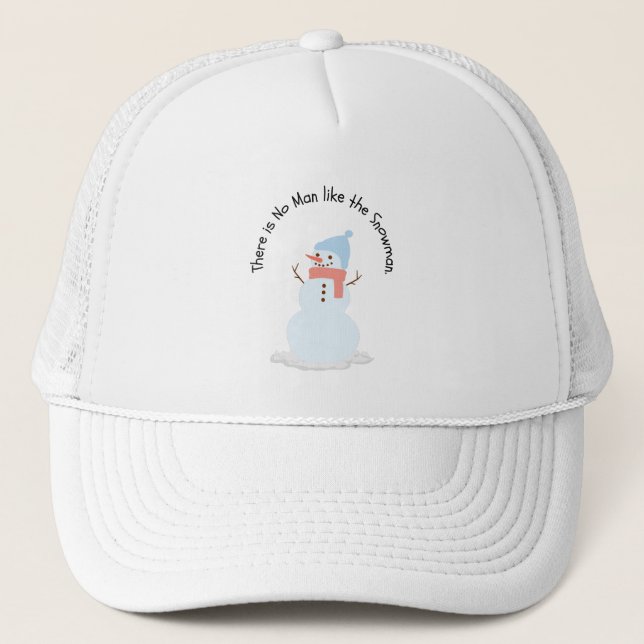 Casquette Il n'y a personne comme le bonhomme de neige (Devant)