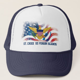 Casquette Îles Vierges américaines Drapeaux américains St
