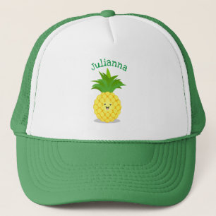 Casquette Illustration d'ananas mignon