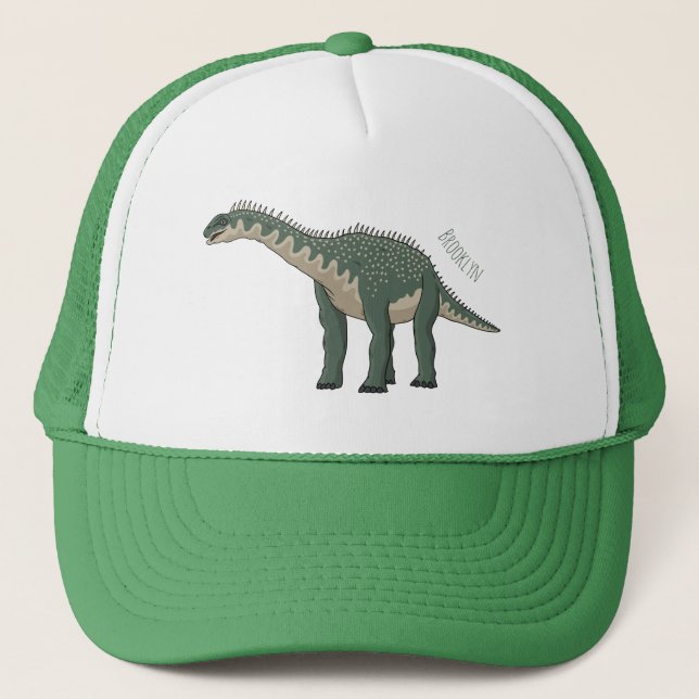 Casquette Illustration de Barapasaurus (Devant)