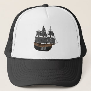 Casquette Illustration de bateau pirate