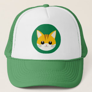 Casquette Illustration de chat mignon