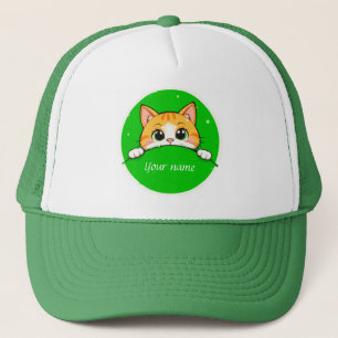 Casquette Illustration de chat mignon