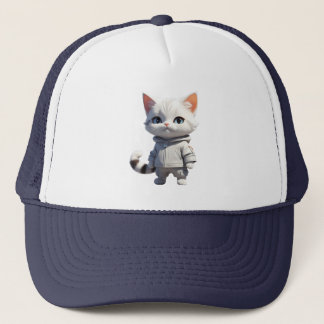 Casquette Illustration de chats cool et adorables