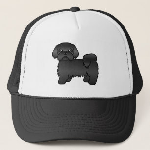 Casquette Illustration de chien de dessin animé mignon Shih 