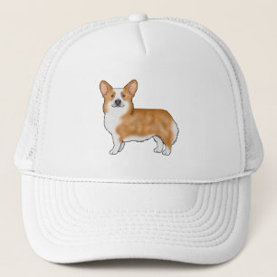 Casquette Illustration de chien mignon Corgi Gallois Pembrok