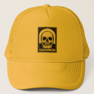 Casquette Illustration de crâne vintage Memento Mori