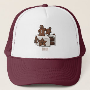 Casquette Illustration de gâteau de pain d'épices