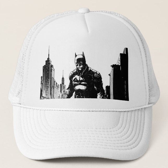 Casquette Illustration de la bande dessinée de Batman (Devant)