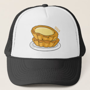 Casquette Illustration de la tarte à l'oeuf
