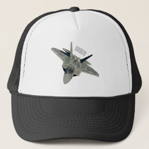 Casquette Illustration de l'avion de chasse