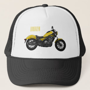 Casquette Illustration de moto Cruiser