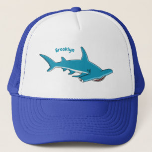 Casquette Illustration de requin marteau