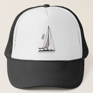 Casquette Illustration de voilier