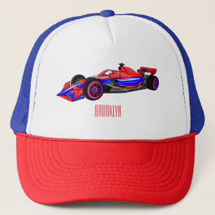 Casquette Illustration de voiture de course professionnelle