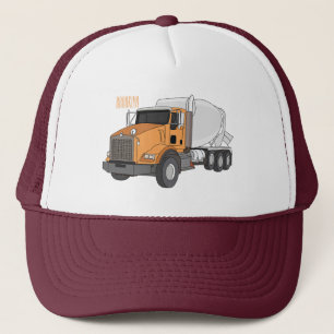 Casquette Illustration du camion de mélange de béton