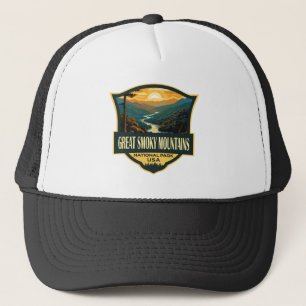 Casquette Illustration du parc national des Great Smoky Moun