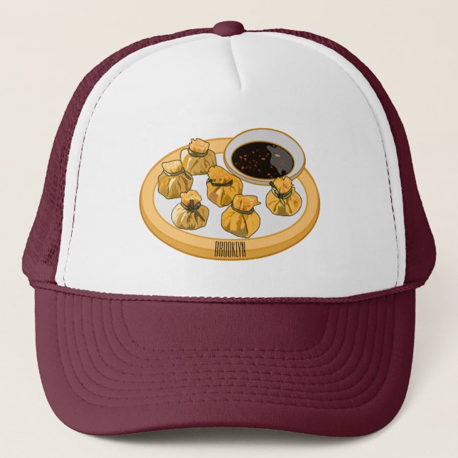 Casquette Illustration du porte-monnaie thaïlandais de creve (Devant)