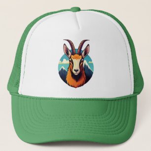 Casquette Illustration d'une tête de chamois