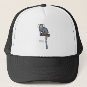 Casquette Illustration marmoset commune