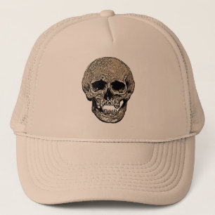 Casquette Illustration vectorielle de crâne gothique d'art s