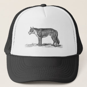 Casquette Illustration vintage de loup - modèle des loups