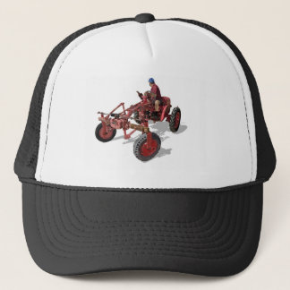 Casquette Illustration vintage non restaurée de rouge de